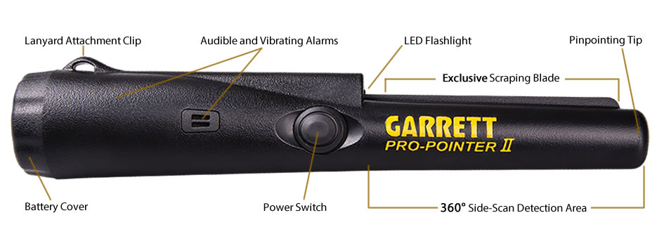 Garrett Pro-Pointer II features image