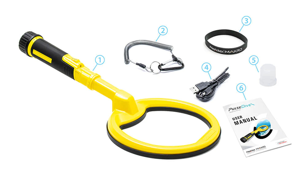 Nokta PulseDive package contents