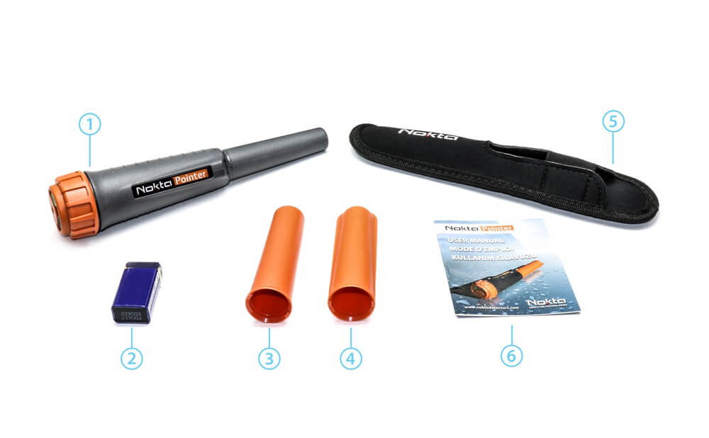 Nokta Pointer package contents