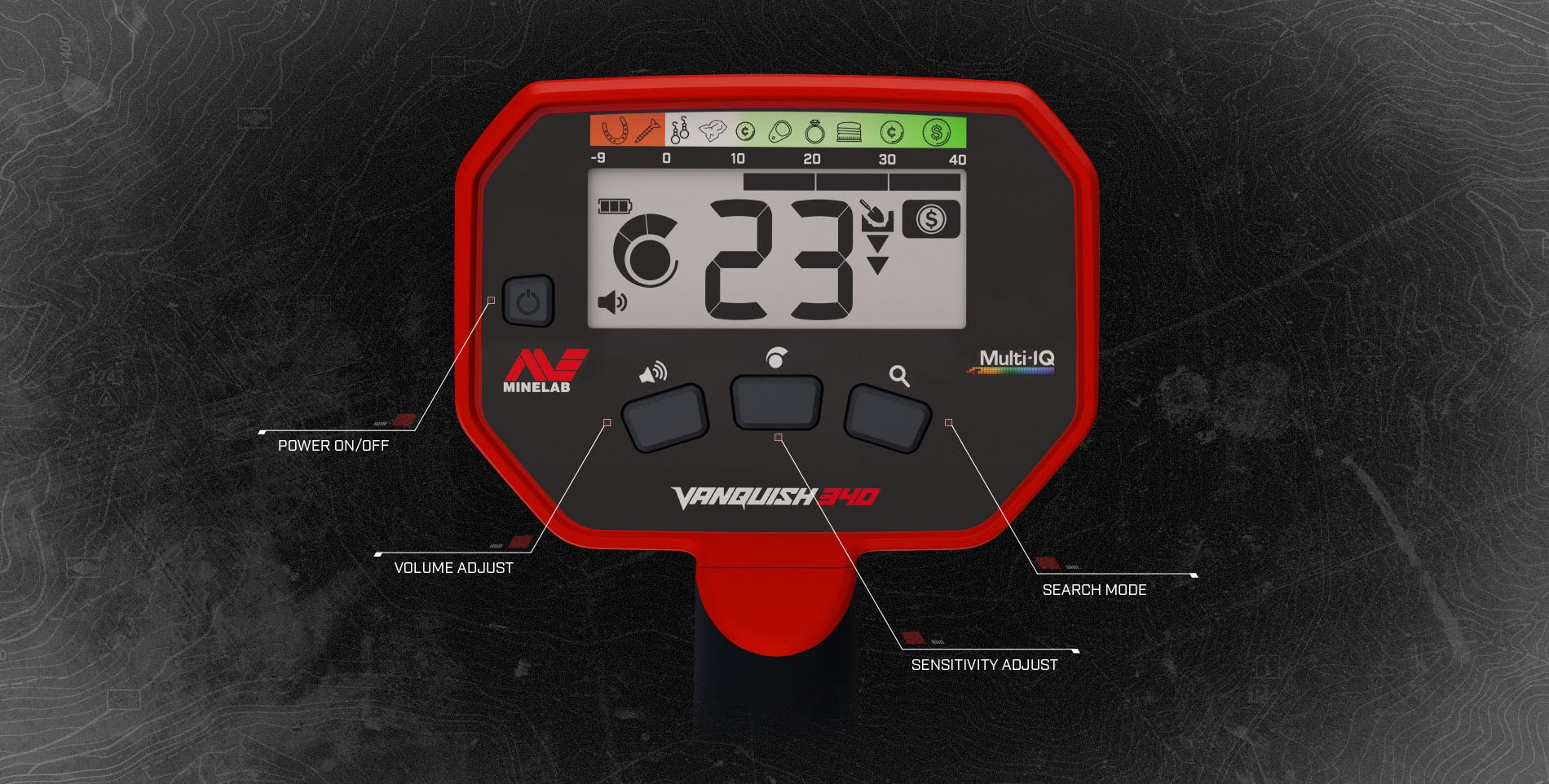 Vanquish 340 User Interface
