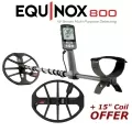 Minelab Equinox 800 Metal Detector + 15" Coil Offer