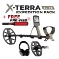 Minelab X-Terra Elite Metal Detector Expedition Pack with Free Pro-find 40