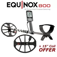 Minelab Equinox 800 Metal Detector + 15" Coil Offer