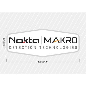 Nokta Makro Car Bumper Sticker 20x7.5cm