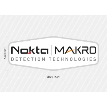 Nokta Makro Car Bumper Sticker 20x7.5cm