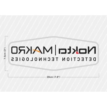 Nokta Makro Car Window Sticker 20x7.5cm