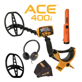 Garrett ACE 400i Metal Detector + AT Pointer