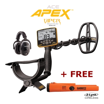 Garrett ACE APEX Metal Detector + MS-3 Headphones