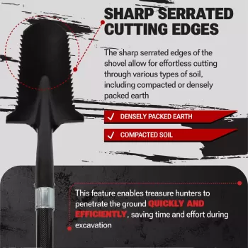CKG Carbon Metal Detecting Spade