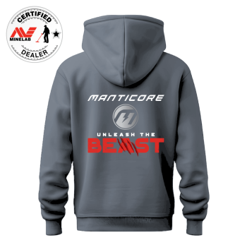 Minelab Manticore Unleash The Beast Hoodie Grey
