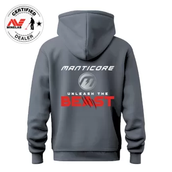 Minelab Manticore Unleash The Beast Hoodie Grey