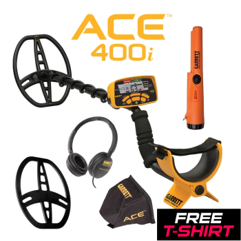 Garrett ACE 400i Metal Detector + Pro-Pointer AT