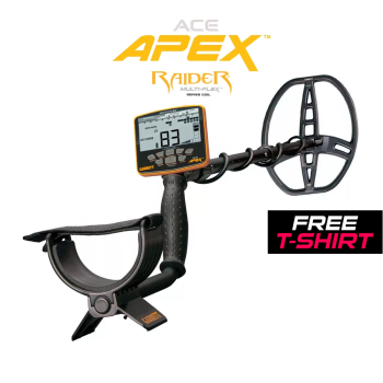 Garrett ACE APEX Metal Detector with Raider Coil