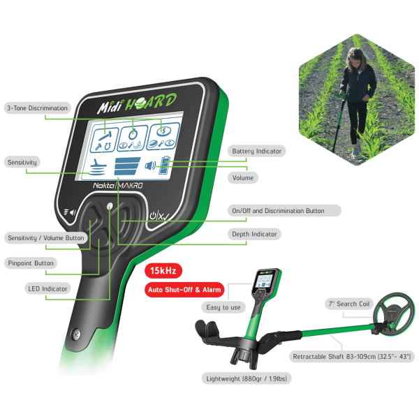 Nokta - Midi Hoard Metal Detector