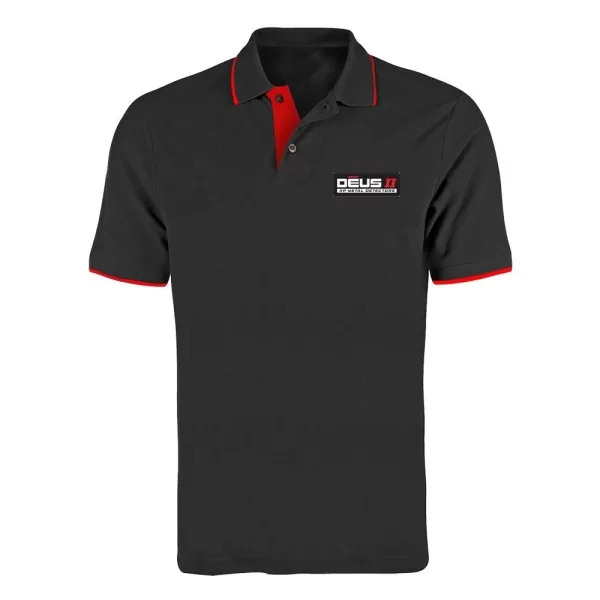 XP DEUS II Polo Shirt Black Metal Detecting Clothing