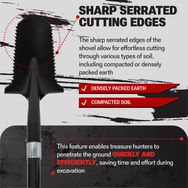 CKG Carbon Metal Detecting Spade