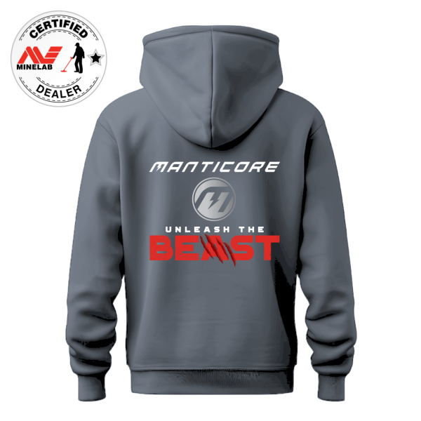 Minelab Manticore Unleash The Beast Hoodie Grey
