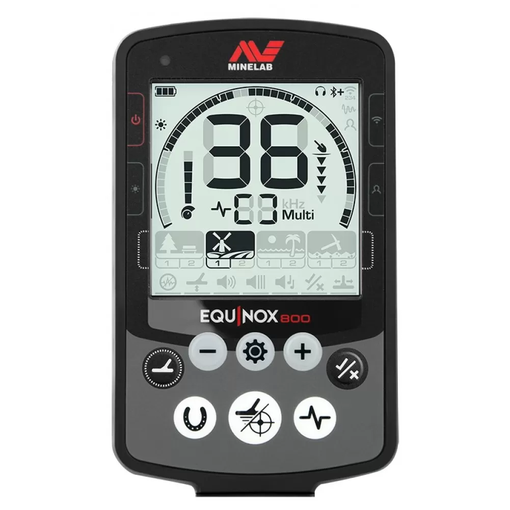 Інтерфейс користувача Minelab Equinox